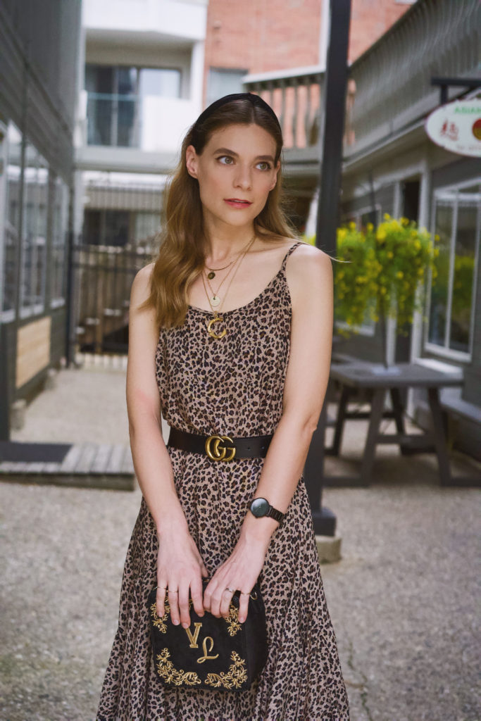 Leopard print dress