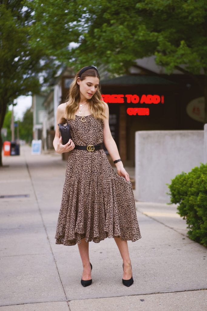 Chicwish leopard print dress