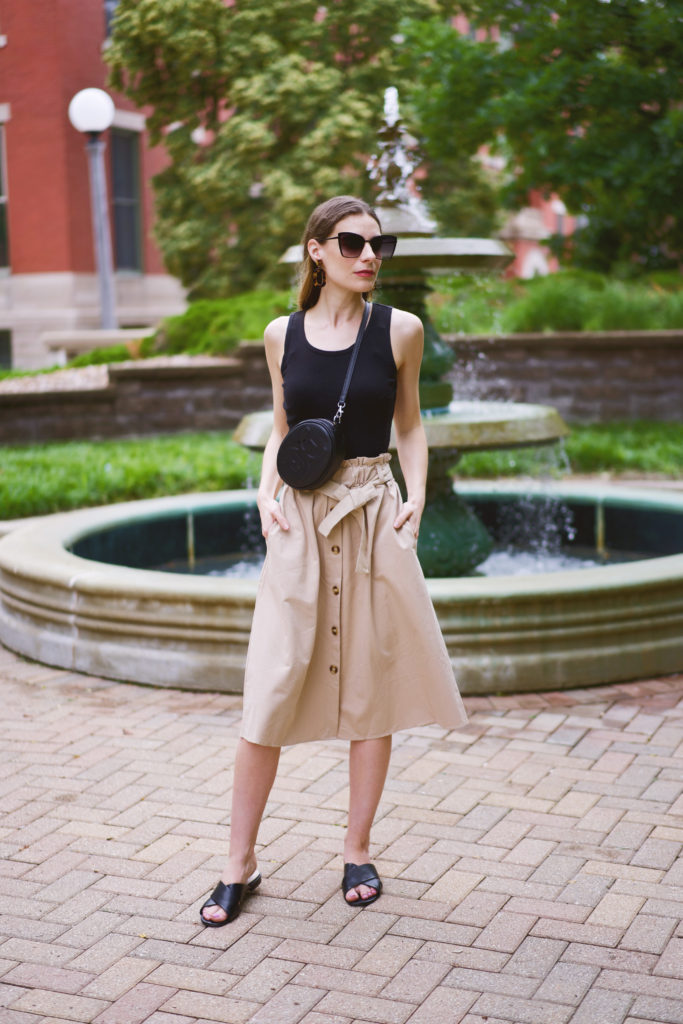 Chicwish paper bag skirt 