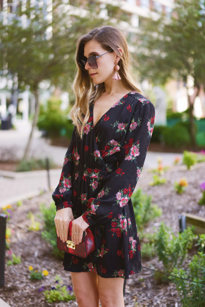 Mini wrap dress 