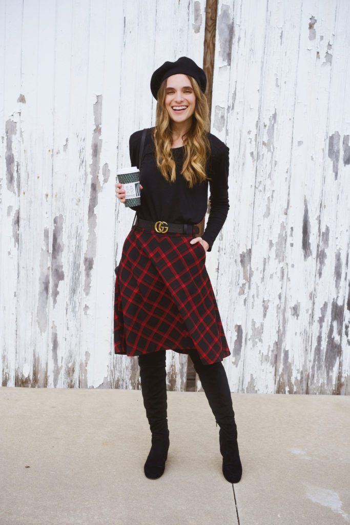 Buffalo Check Skirt 