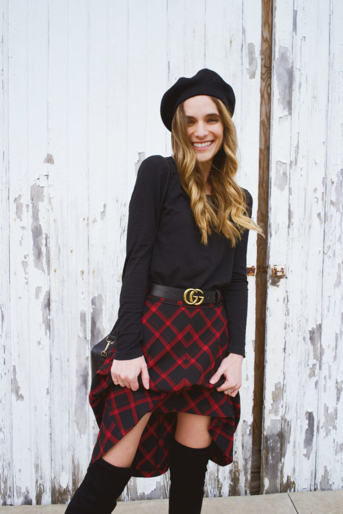 Buffalo Check Skirt 