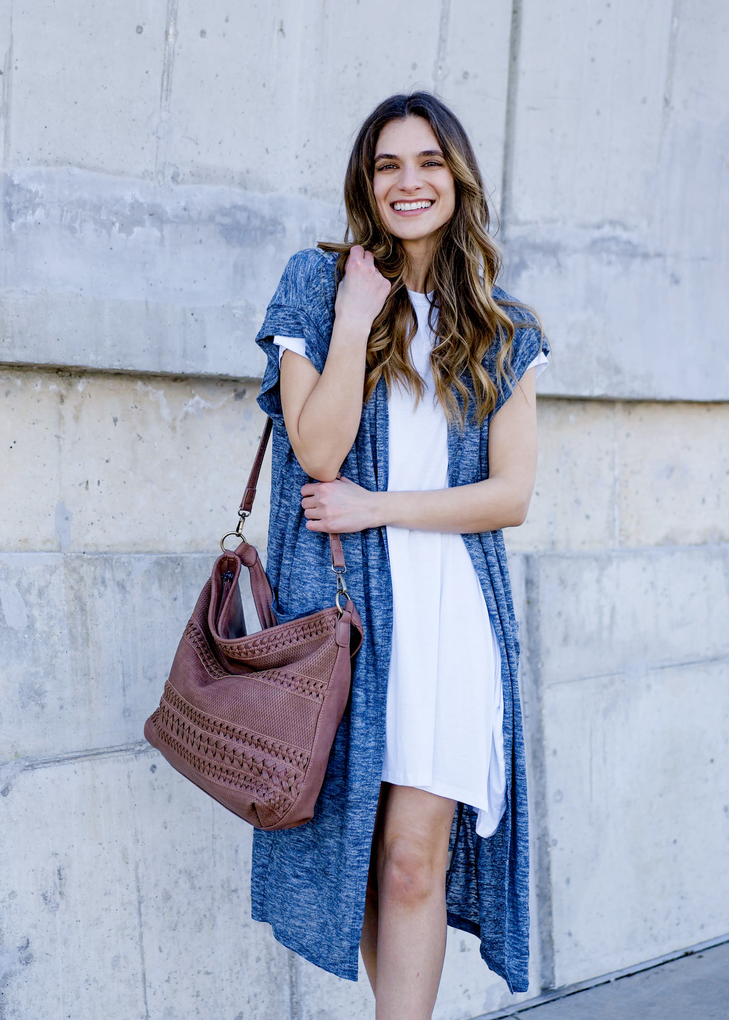 White t-shirt dress