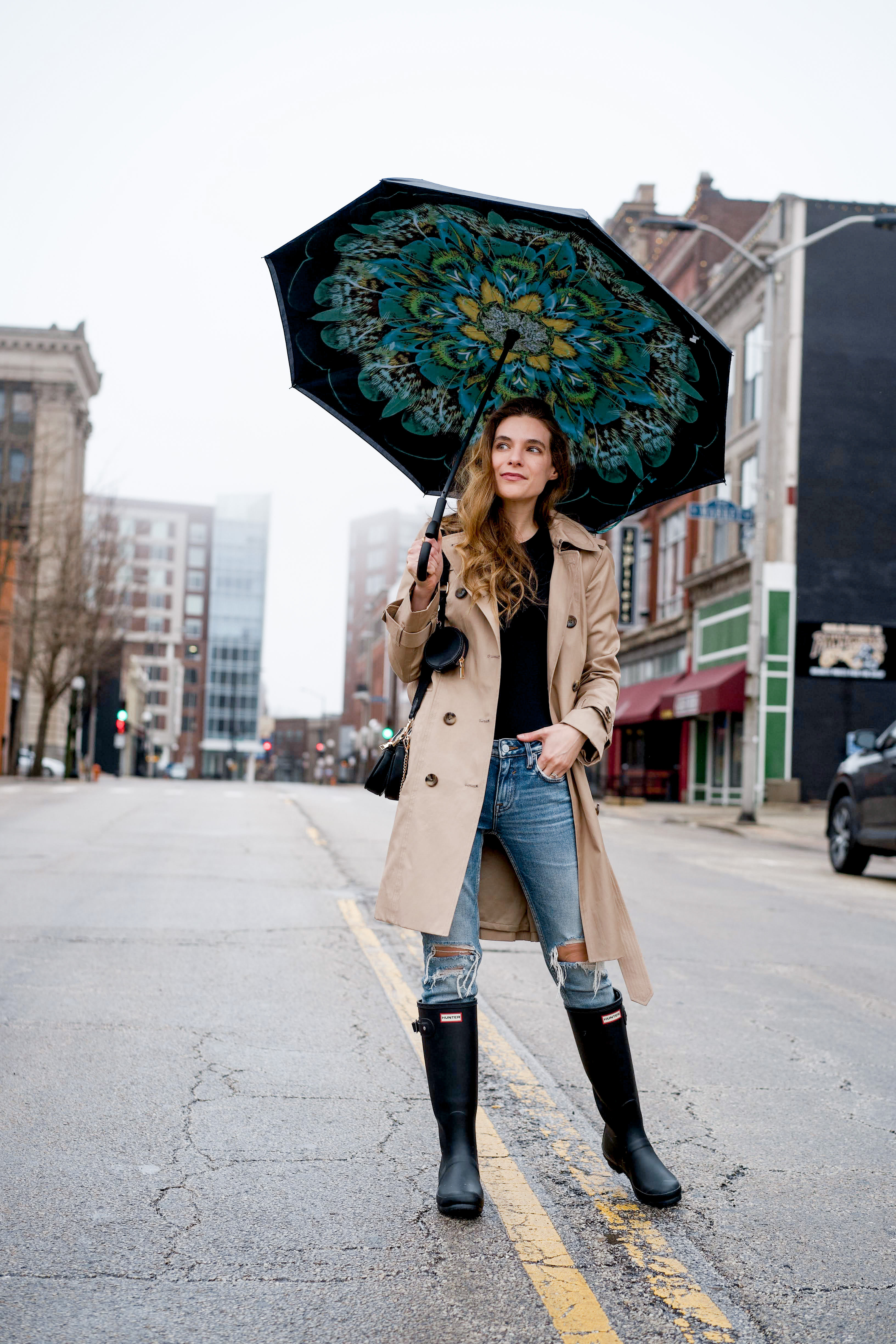 rainy day outfit