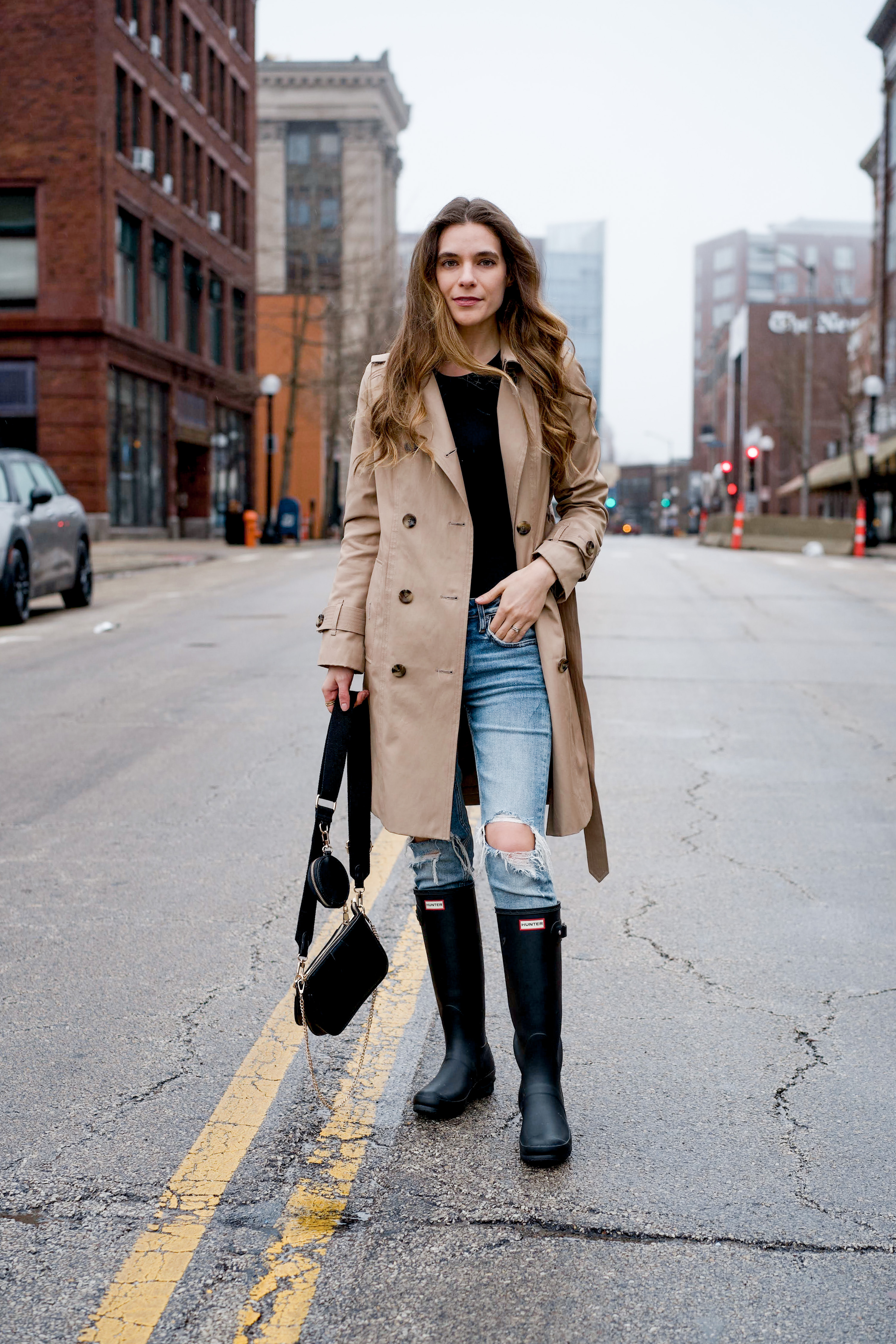 rainy day outfit