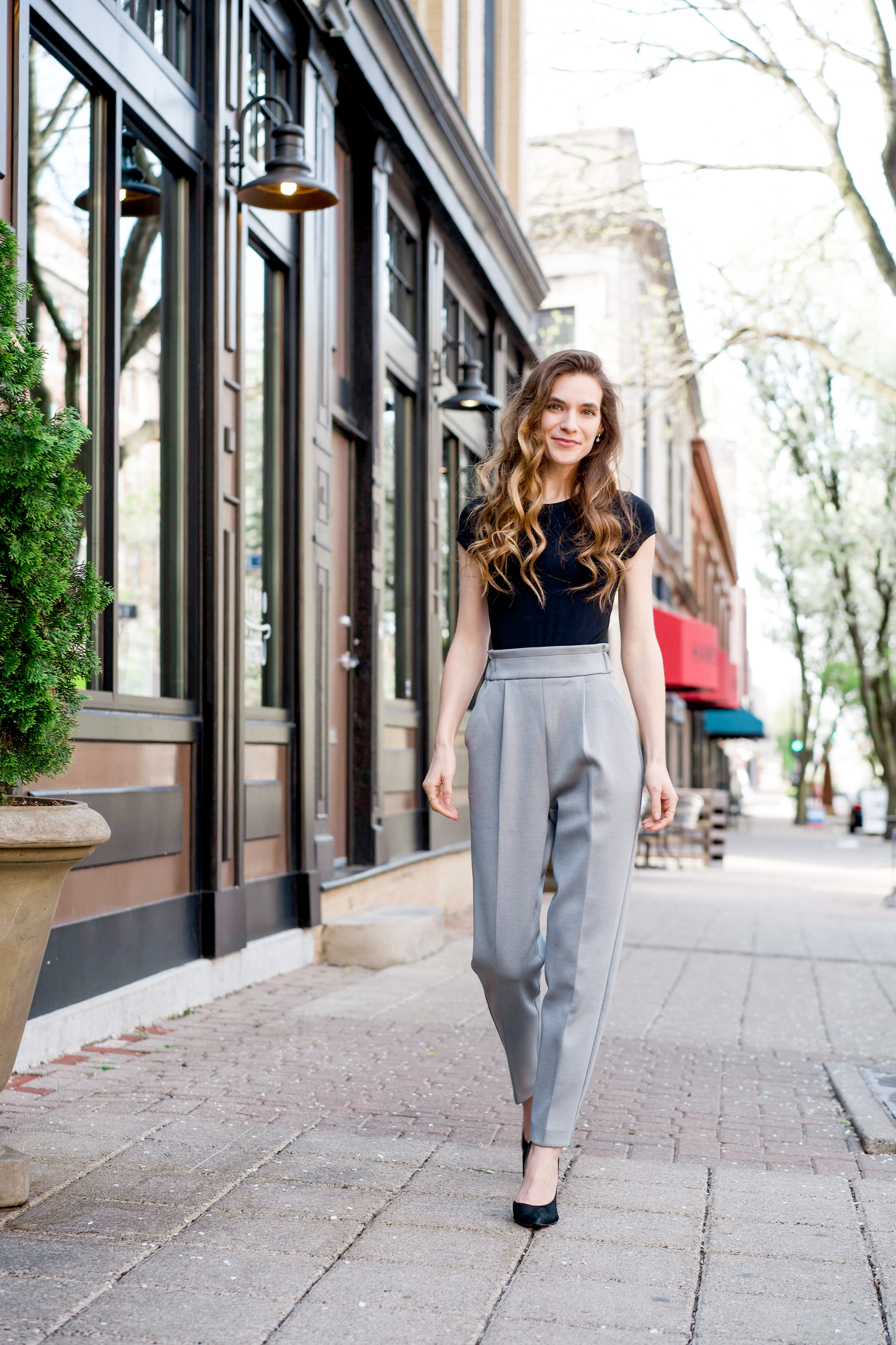 Express gray dress pants