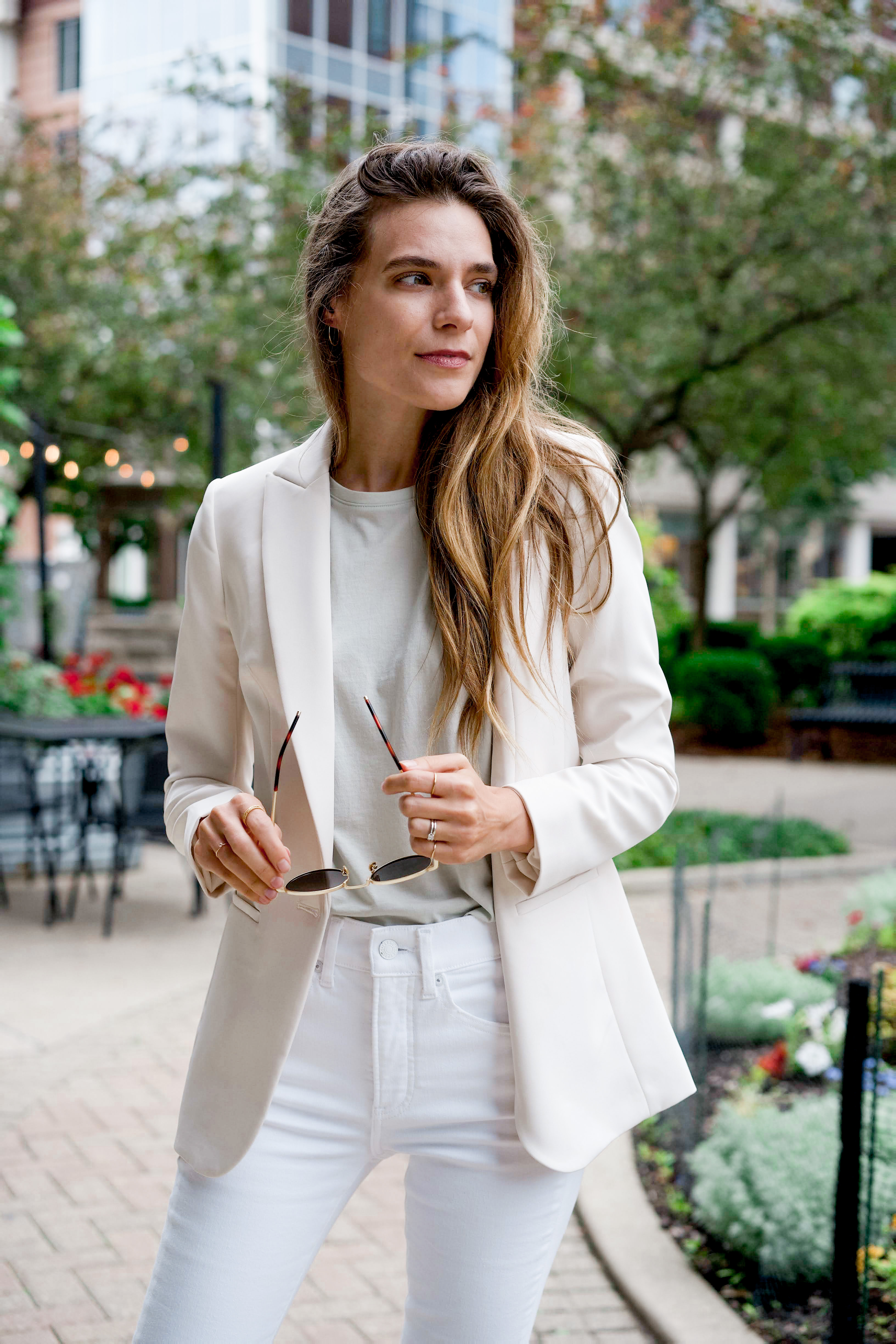 White Monochrome Outfit