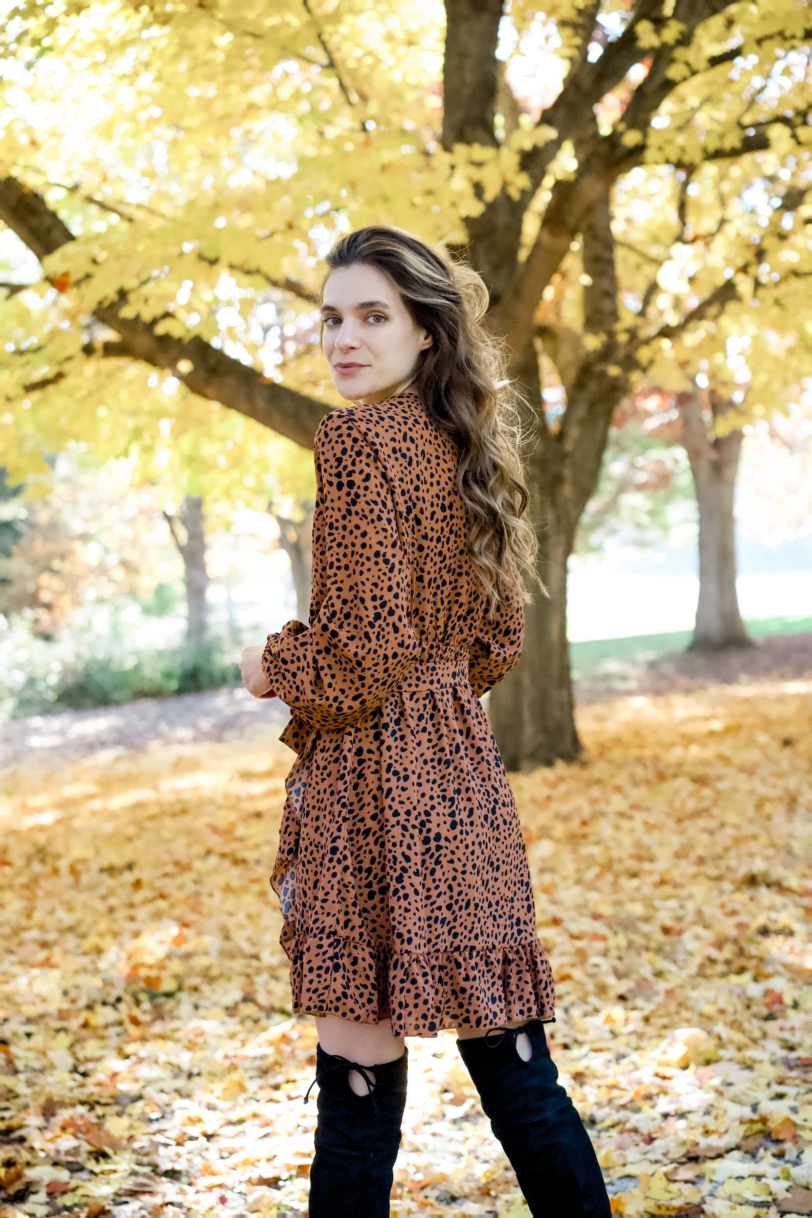 Thanksgiving wrap dress 