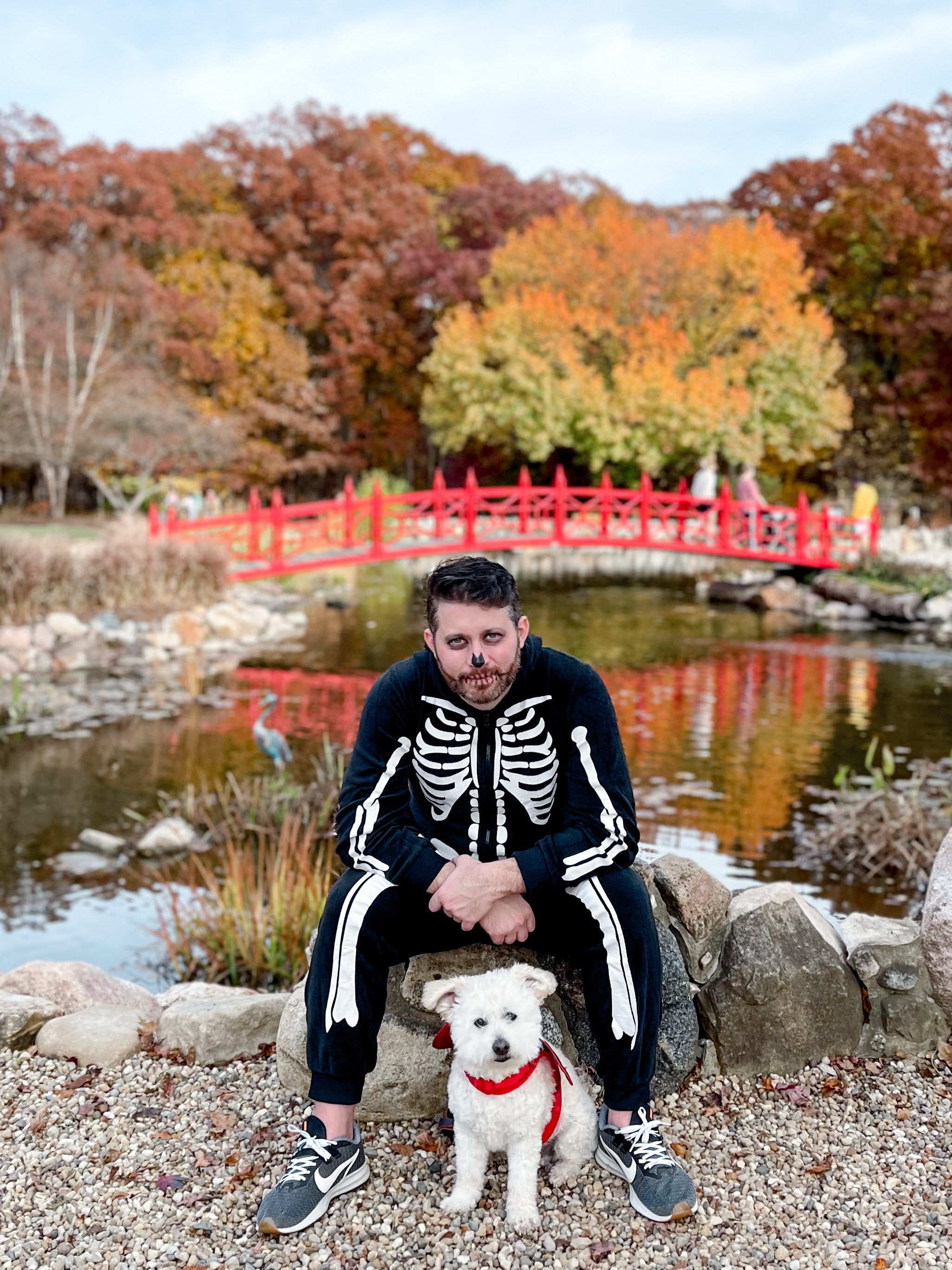 Men's skeleton costume 