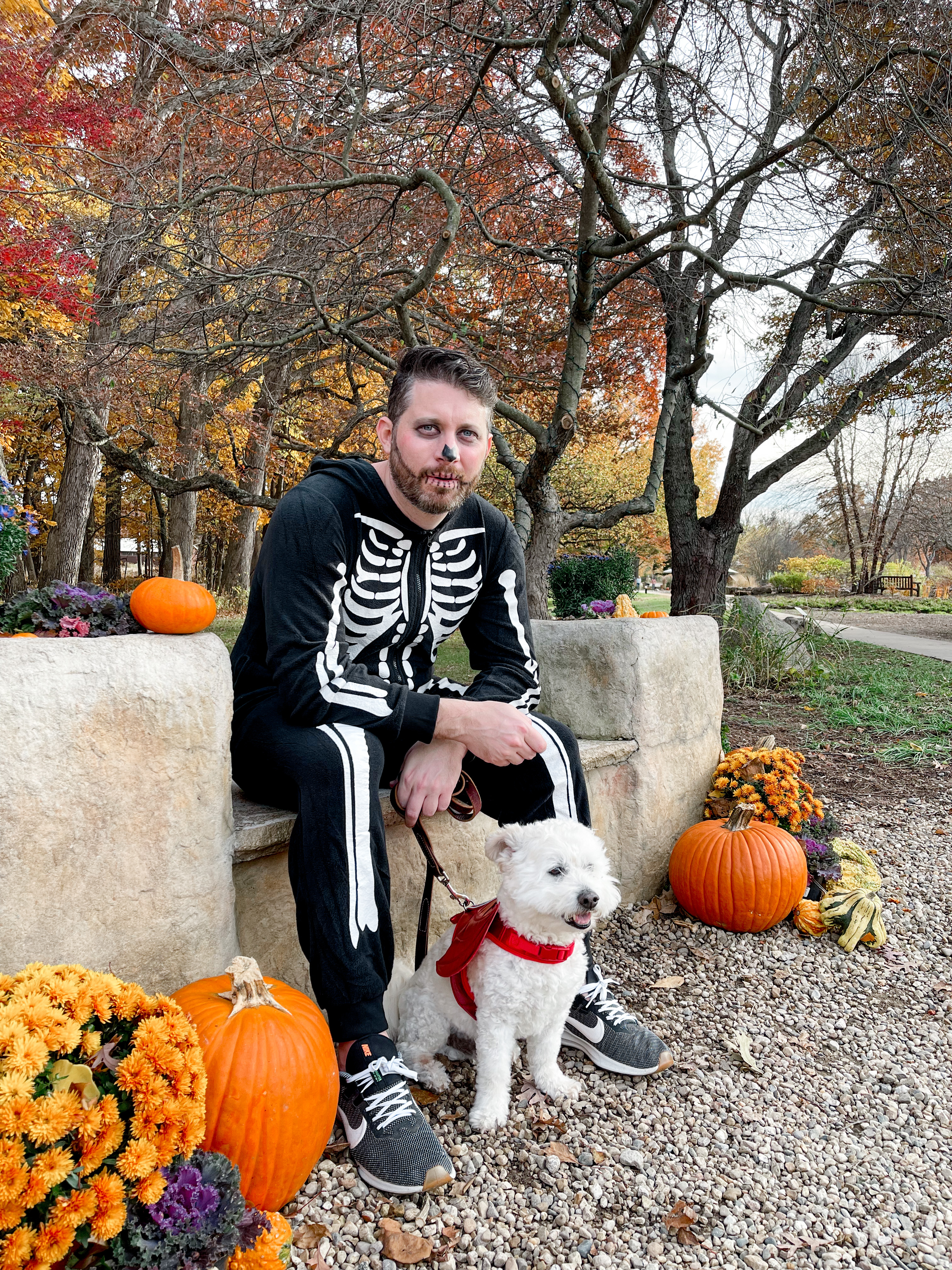 Men's skeleton costume 