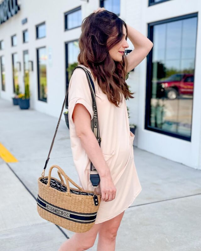 knee length dresses for ladies Oversized T-Shirt Dress